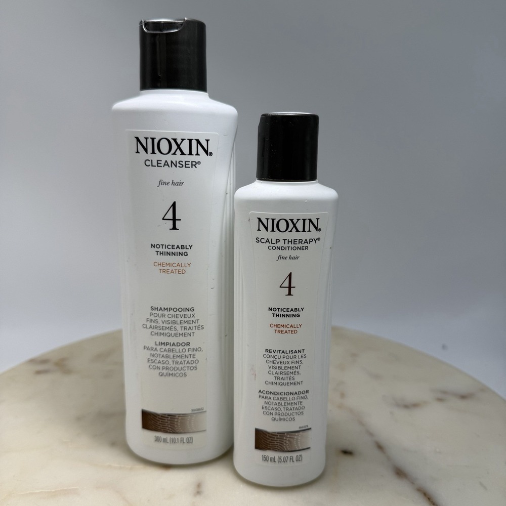 Nixon System 4 Cleanser + Scalp Therapy Shampoo  10.1 oz/Conditioner 5.07 oz DUO